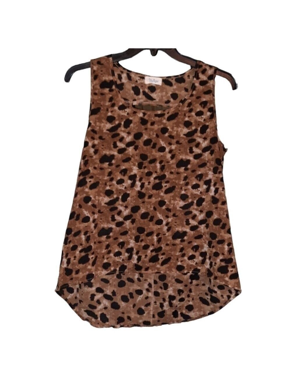 BlueTique Animal Print Tank Top Large
